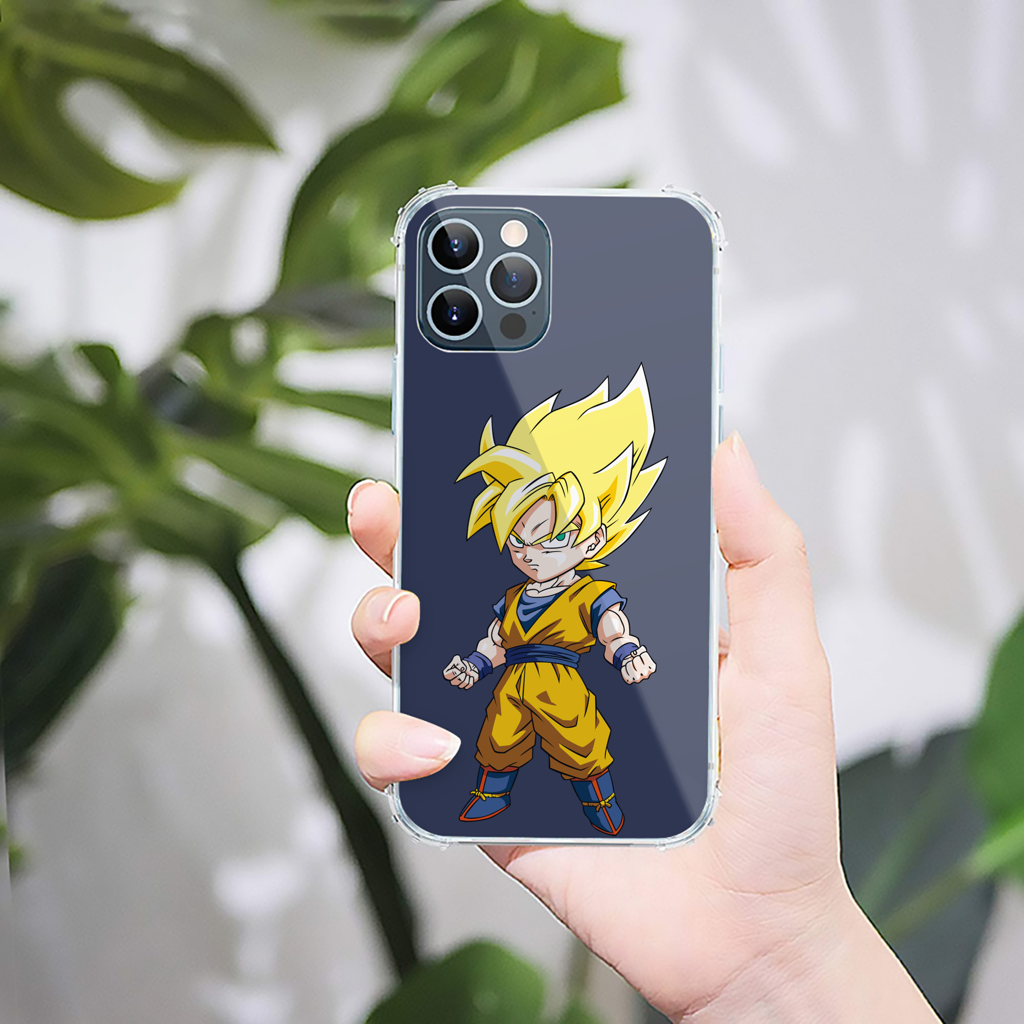 （画像用） ドラゴンボール 孫悟空（そん ごくう）Son Goku カカロット DRAGON BALL Kakarotto 【iPhone 12シリーズ対応】透明スマホケース（クリアソフトケース）